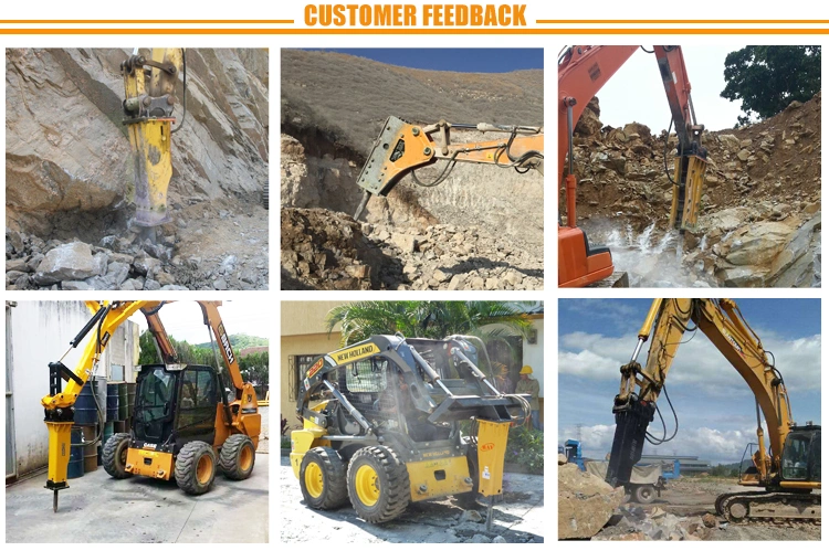 Concrete Rock Breakers Excavator Hydraulic Hammer with Chisels Customs Data